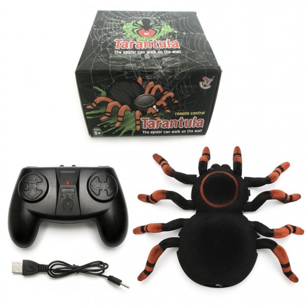 RC Climbing Spider Remote Control Ugly Toys Climbing Car Fun Halloween Creepy Spider