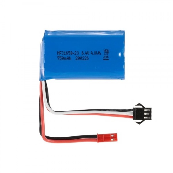 6.4V 750mAh Li-ion Rechargeable Battery for WLtoys A959-A A979-A RC Buggy Car