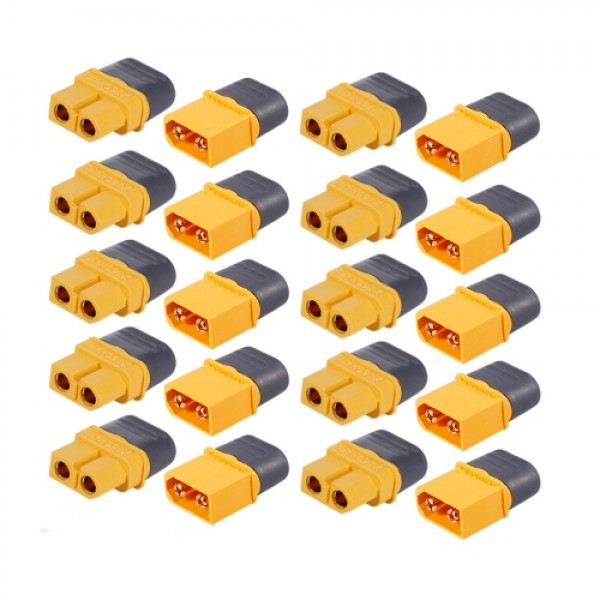 10 Pairs Original AMASS XT60 Plug Connector Male Female Set for FPV Racing Quadcopter Multirotor Airplane