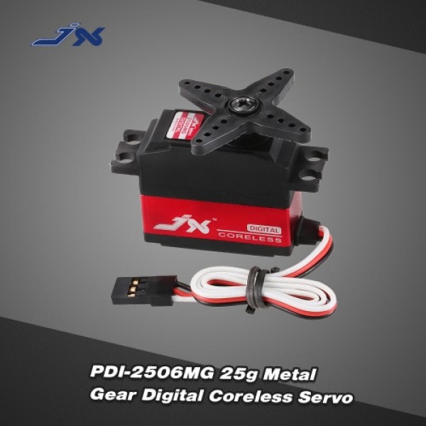 JX PDI-2506MG 25g Metal Gear Digital Coreless Servo for RC 450 500 Helicopter Fixed-wing Airplane