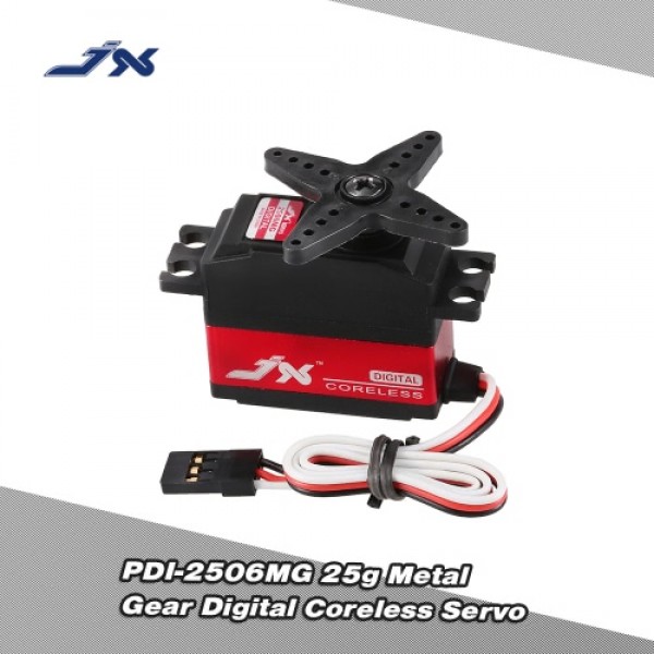 JX PDI-2506MG 25g Metal Gear Digital Coreless Servo for RC 450 500 Helicopter Fixed-wing Airplane