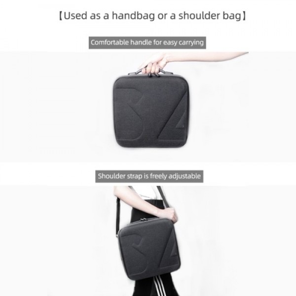 Carrying Case Portable Bag Compatible with DJI RSC2 Gimbal Durable Shock-proof Storage Box Handbags with Adjustable Shoulder Str