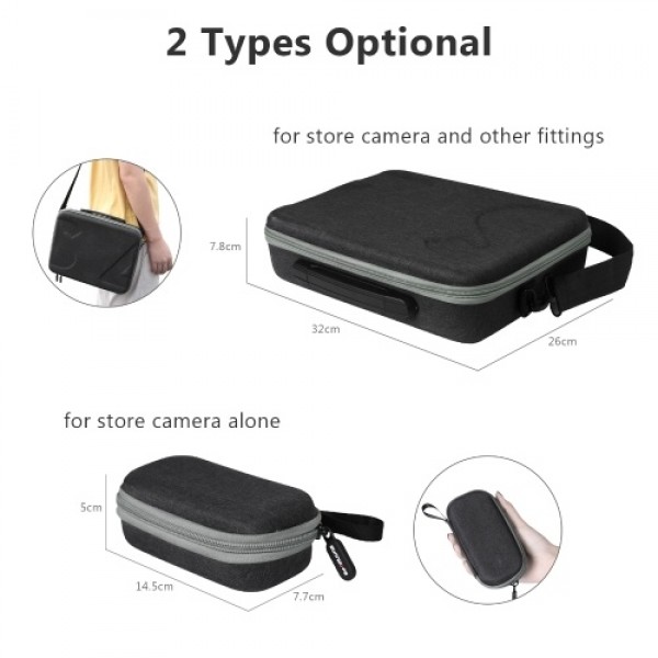 Replacement for Insta360 ONE X2/X Portable Carrying Case Multifunctional Storage Travel Bag for Camera Body Fittings