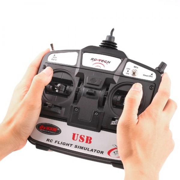 6 Channels RC Helicopter Flight Simulator