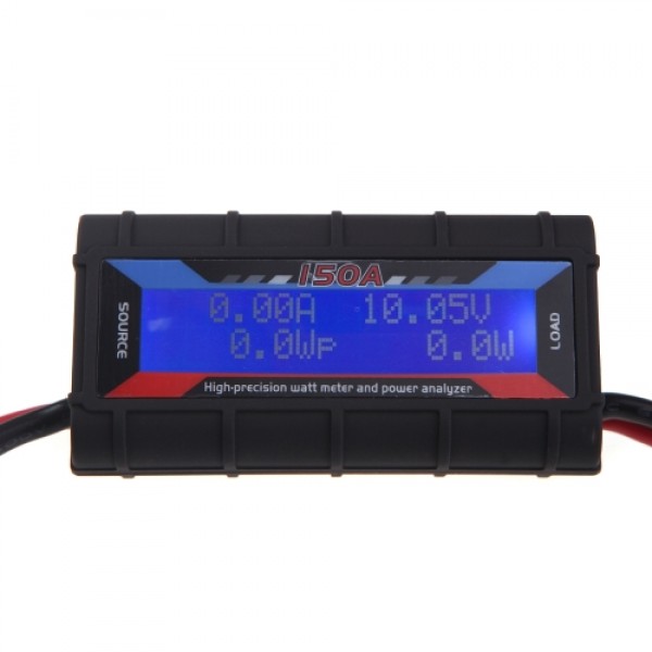 FT08 RC 150A Hight Precision Watt Meter and Power Analyzer w/ Backlight LCD (150A Watt Meter,RC Power Analyzer,RC Watt meter)