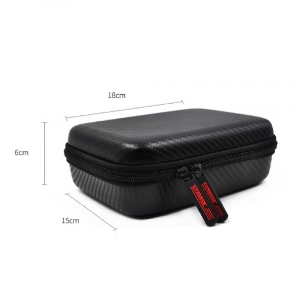 STARTRC Carry Case Mini Hard Travel Storage Bag PU Handbag for DJI Osmo Mobile 3 Action Camera