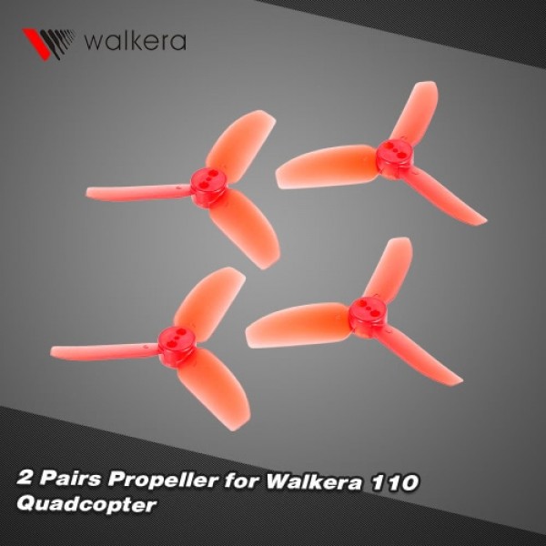 2 Pairs Original Walkera Rodeo 110-Z-01 3-Blade Propeller CW / CCW for Walkera Rodeo 110 FPV Racing Quadcopter