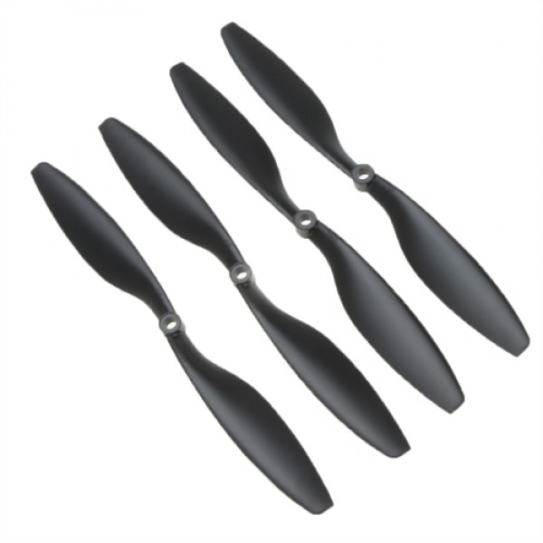 2 Pairs Carbon Nylon 10x4.5" 1045 1045R CW CCW Propeller Black for DJI F450 500 F550 FPV Multi-Copter QuadCopter APC