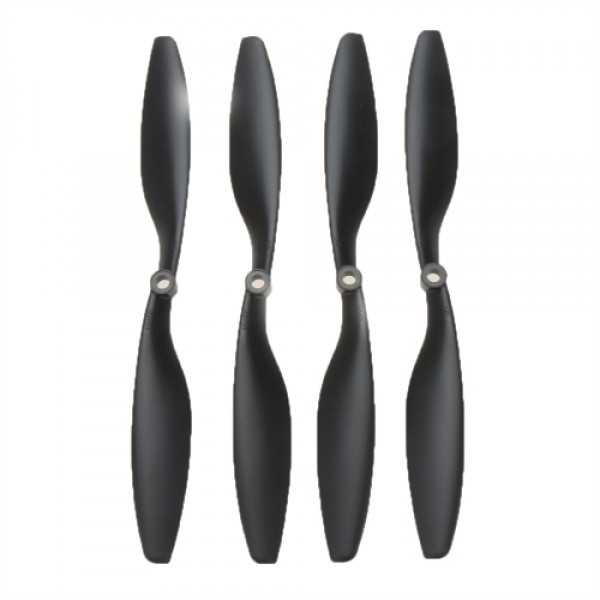 2 Pairs Carbon Nylon 10x4.5" 1045 1045R CW CCW Propeller Black for DJI F450 500 F550 FPV Multi-Copter QuadCopter APC