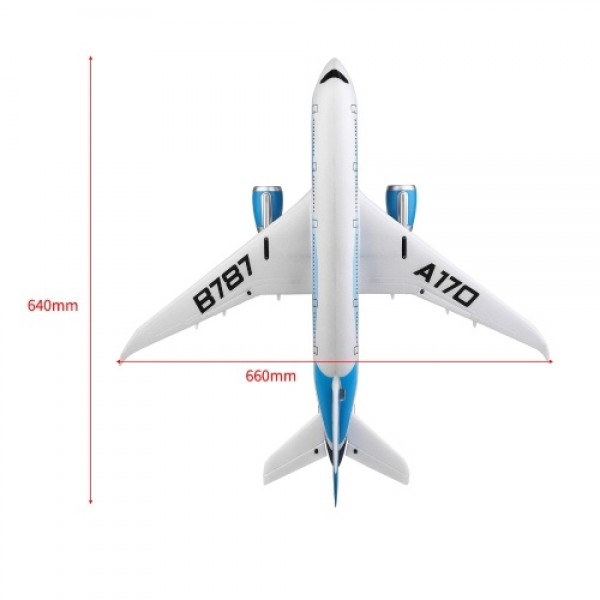 WLtoys A170 2.4GHz RC Plane 6-axis Gyro Gliding Aircraft Flight Toys 3D/6G System Stability Brushless Motor