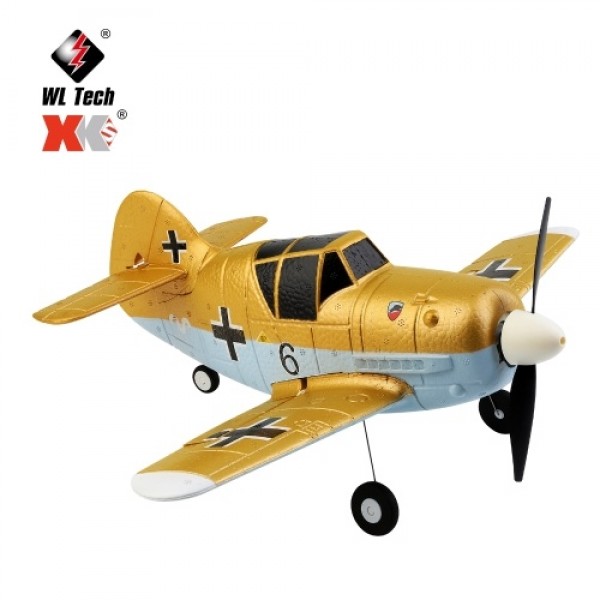 WLtoys A250 RC Airplane 2.4GHz 4CH RC Plane 6-axis Gyro Gliding Aircraft Flight Toys BF109 Model