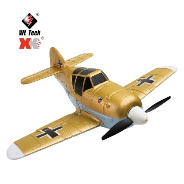 WLtoys A250 RC Airplane 2.4GHz 4CH RC Plane 6-axis Gyro Gliding Aircraft Flight Toys BF109 Model