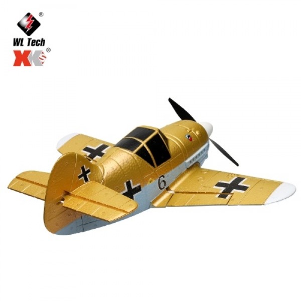 WLtoys A250 RC Airplane 2.4GHz 4CH RC Plane 6-axis Gyro Gliding Aircraft Flight Toys BF109 Model