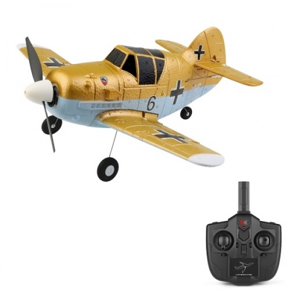 WLtoys A250 RC Airplane 2.4GHz 4CH RC Plane 6-axis Gyro Gliding Aircraft Flight Toys BF109 Model