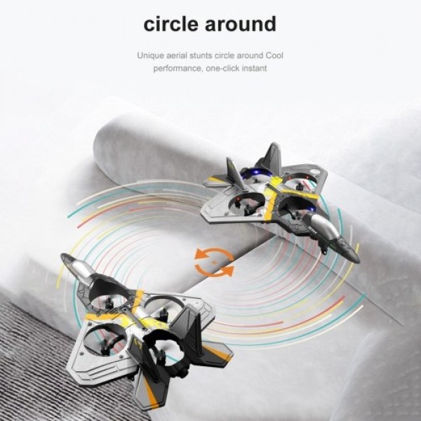 2.4GHz 6CH EPP RC Plane 4 Motor RC Aircraft with Function Gravity Sensing Stunt Roll Cool Light