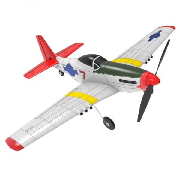 Mini Mustang P-51D 761-5 RC Airplane 2.4GHz 4CH 6-axis Gyro Gliding Aircraft Flight Toys One-Key U Turn 3 Flight Modes for Begin