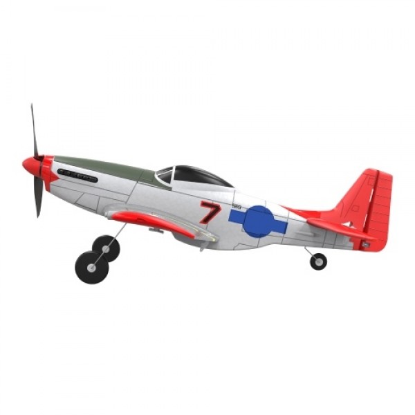 Mini Mustang P-51D 761-5 RC Airplane 2.4GHz 4CH 6-axis Gyro Gliding Aircraft Flight Toys One-Key U Turn 3 Flight Modes for Begin