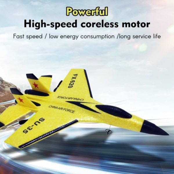 2.4GHz RC Plane Gliding SU-35 Aircraft Model EPP Flight Toys 3-axis Gyro Stability RC Airplane