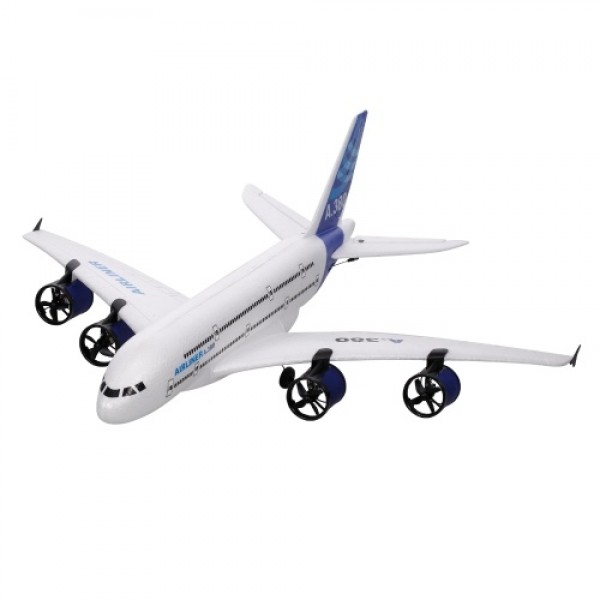 A380 2.4G 3CH RC Airplane Flying Aircraft Glider with LED Searchlight