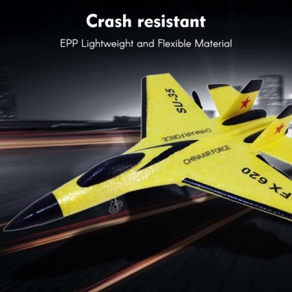 2.4GHz RC Plane Gliding SU-35 Aircraft Model EPP Flight Toys 3-axis Gyro Stability RC Airplane