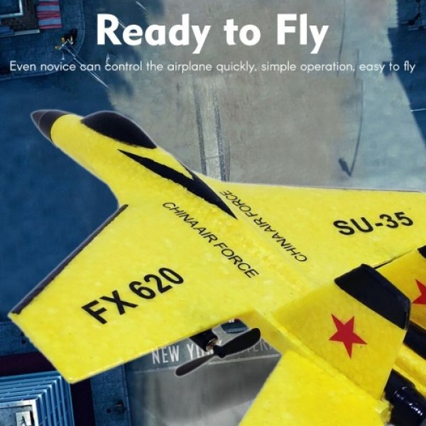 2.4GHz RC Plane Gliding SU-35 Aircraft Model EPP Flight Toys 3-axis Gyro Stability RC Airplane