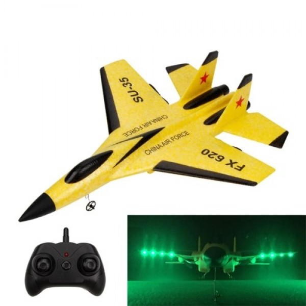 2.4GHz RC Plane Gliding SU-35 Aircraft Model EPP Flight Toys 3-axis Gyro Stability RC Airplane