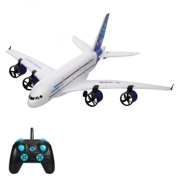 A380 2.4G 3CH RC Airplane Flying Aircraft Glider with LED Searchlight