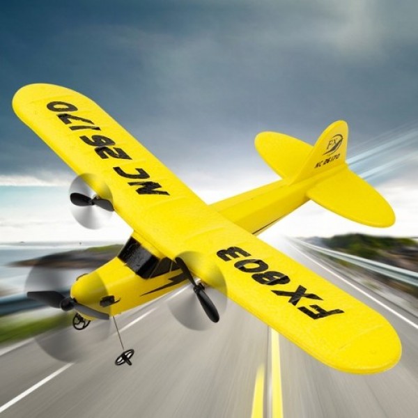 2.4GHz RC Plane Gliding CUB J3 Aircraft Model EPP Flight Toys RC Airplane