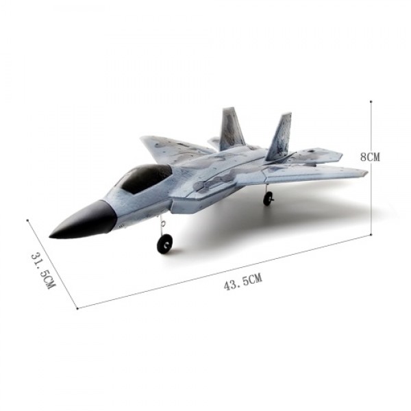 2.4GHz 2 Channel RC Plane Gliding F22 Aircraft Model EPP Flight Toys RC Airplane