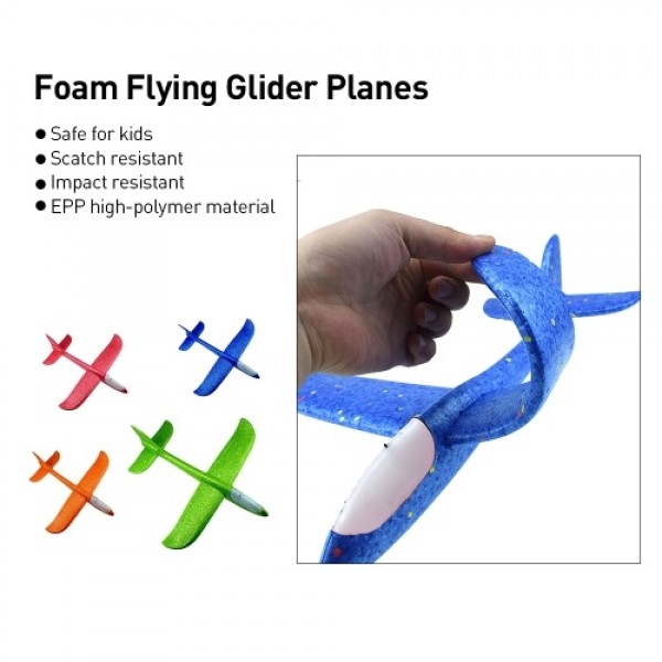 Flying Glider Planes With Flash LED Light