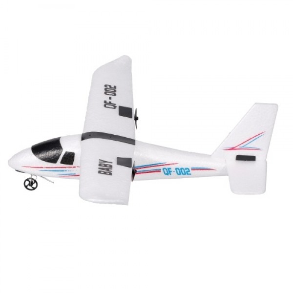 2.4GHz 2CH Small Plane DIY Flight RC Airplane Toys for Kids Boys