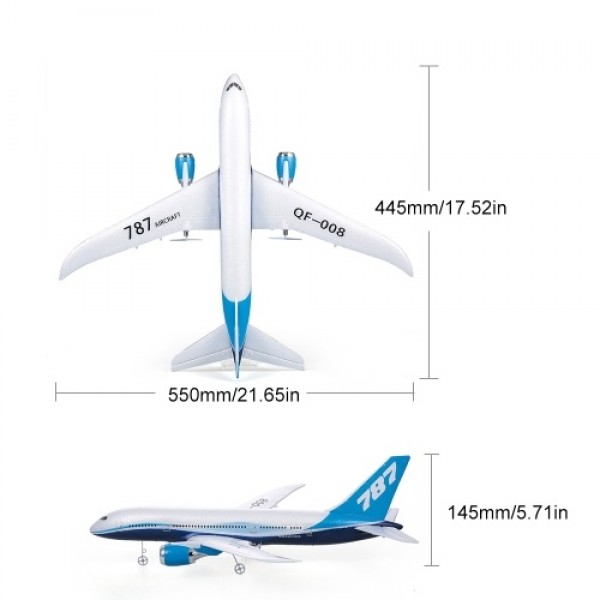 QF008 Boeing 787 Airplane Miniature Model Plane