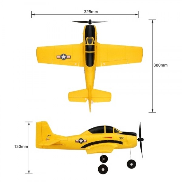 WLtoys A210 RC Airplane 2.4GHz 4CH 6-axis Gyro RC Plane T28 Aircraft Model Flight Toys