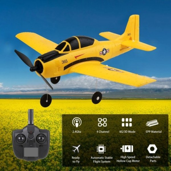 WLtoys A210 RC Airplane 2.4GHz 4CH 6-axis Gyro RC Plane T28 Aircraft Model Flight Toys