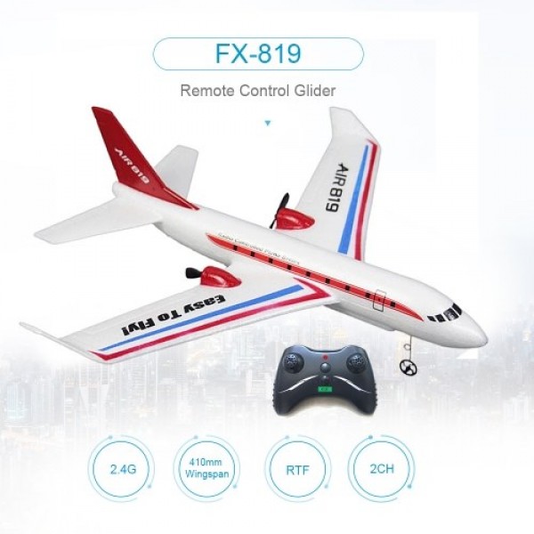 FX-819 2.4G 2CH 410mm Wing-span Remote Control Glider