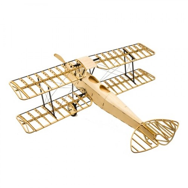 Dancing Wings Hobby VX10 1/18 De Havilland Tiger Moth 400mm Wingspan Wooden Static Airplane Model