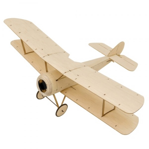 DWH K06 Sopwith Pup RC Airplane Balsa Wood Aircraft 378mm Wingspan Outdoor Flight Toys DIY Assembly Model KIT Version