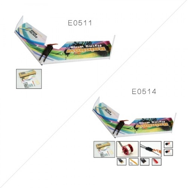 Dancing Wings Hobby E0511 Rainbow Flying Wing V2 RC Airplane