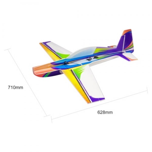 RC Airplane PP Aircraft 710mm Wingspan Outdoor Flight Toys for Kids Boys DIY Assembly Model