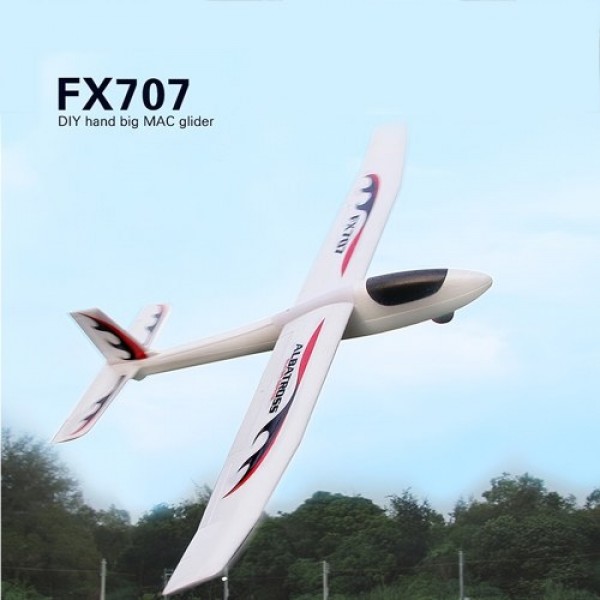 FX707S Airplane Hand Launch Glider Plane Throwing Airplane Soft Foam Airplane Aircraft Model DIY Toys