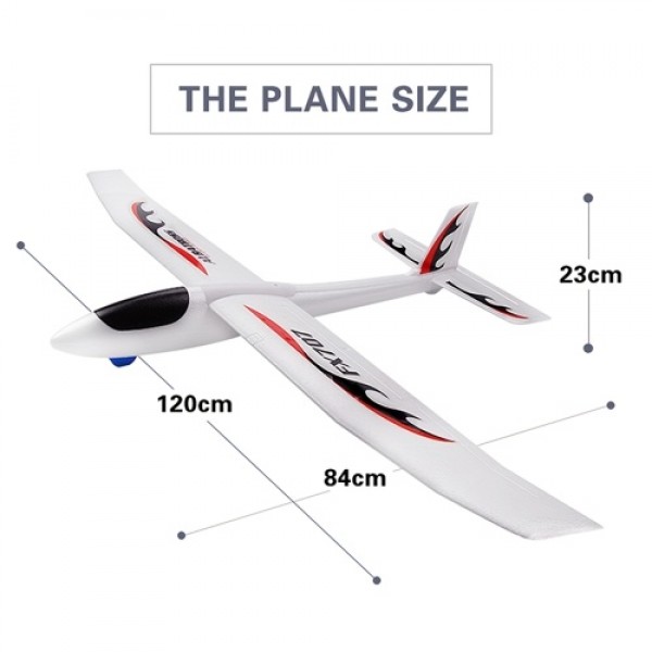 FX707S Airplane Hand Launch Glider Plane Throwing Airplane Soft Foam Airplane Aircraft Model DIY Toys