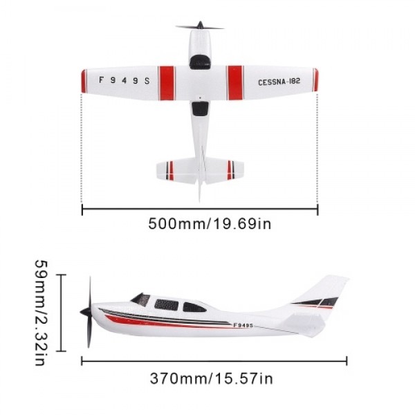 Wltoys F949S RC Airplane 2.4G Plane RC Aircraft 3CH  Remote Control EPP Airplane Miniature Model Plane Outdoor Toy