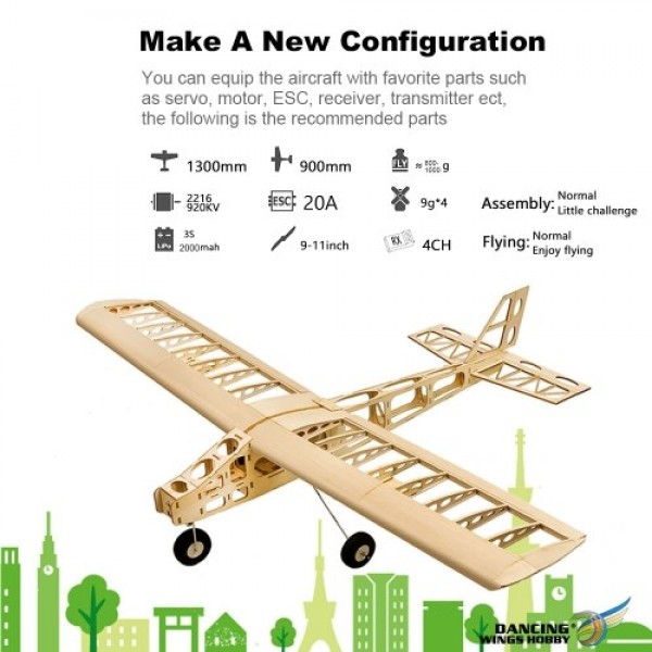 DW Hobby T2501 EP Cloud Dancer Training Plane