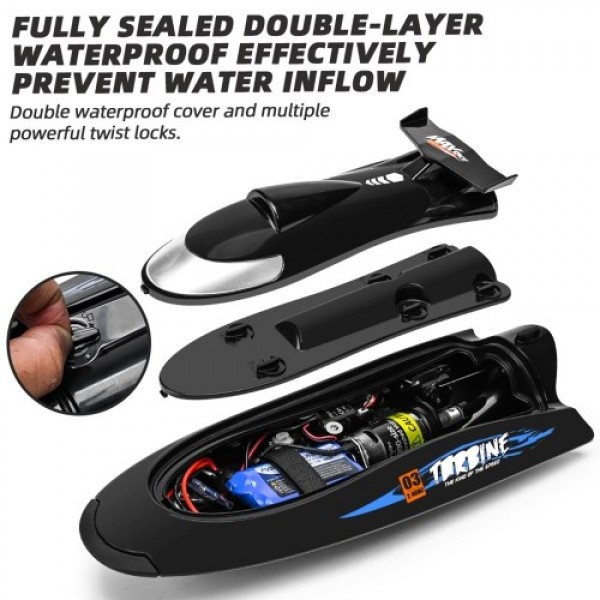 Flytec V009 Remote Control Boats 2.4G 30km/h Turbine Drive RC Boat