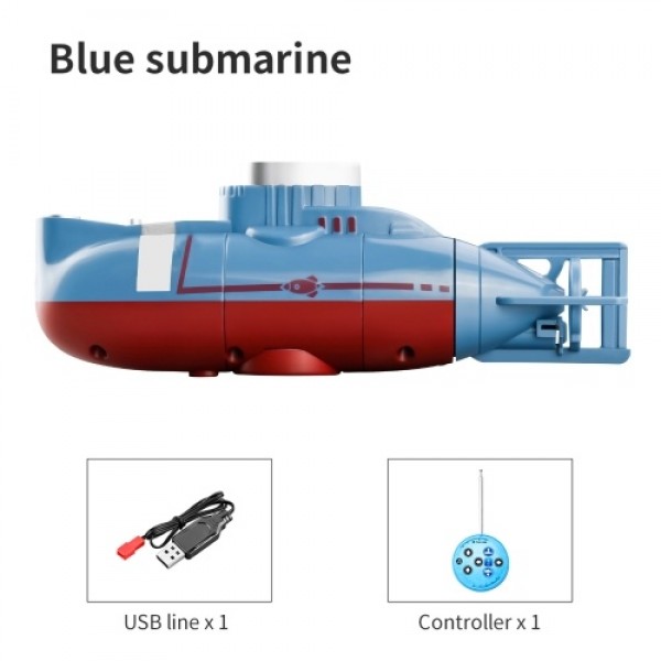 Mini RC Submarine RC Boat Remote Control Boat Waterproof RC Toy for Kids