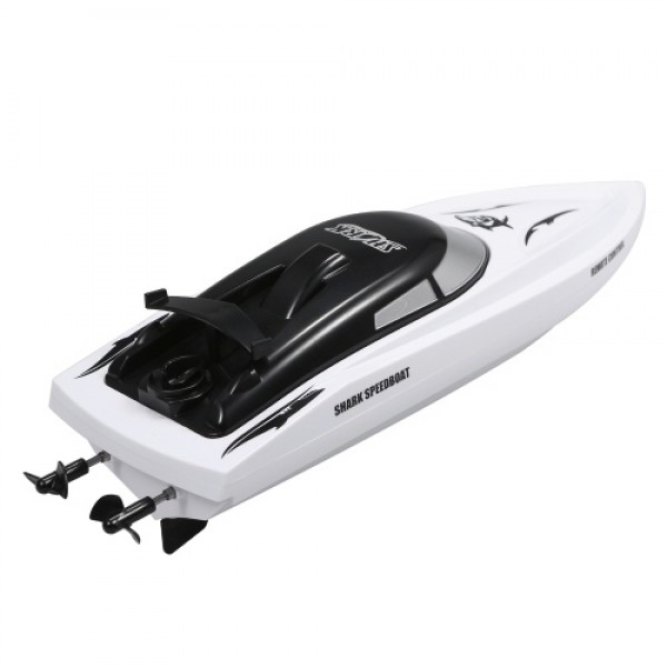 Remote Control Boats 2.4GHz RC Boat Shark Toy Gift with Removable Shark Shell