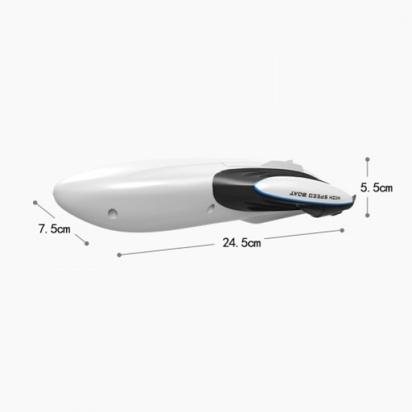 2.4G Remote Control Boat Competitive Speedboat High-speed Boat Electric Remote Control Double-sided Boat