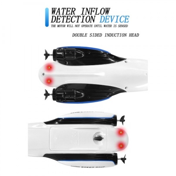 2.4G Remote Control Boat Competitive Speedboat High-speed Boat Electric Remote Control Double-sided Boat