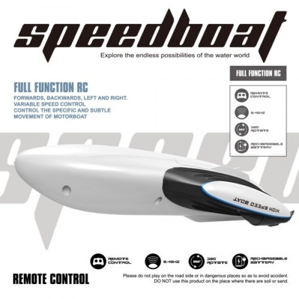 2.4G Remote Control Boat Competitive Speedboat High-speed Boat Electric Remote Control Double-sided Boat