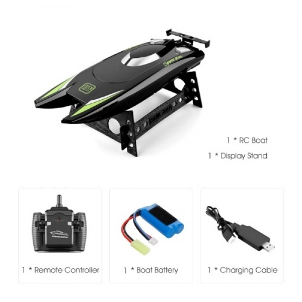 25KM/H High Speed Racing Boat 2 Channels Remote Control Boats for Pools Racing Boat